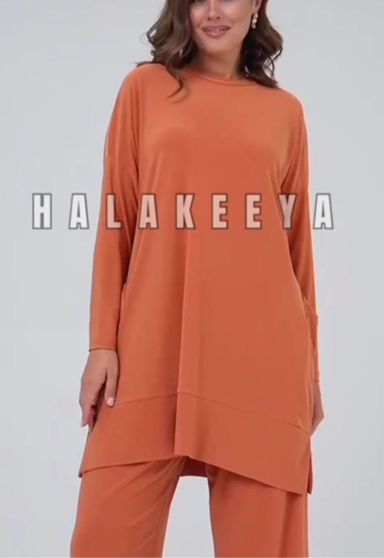 Long Sleeves Tunic and pants set With Pockets