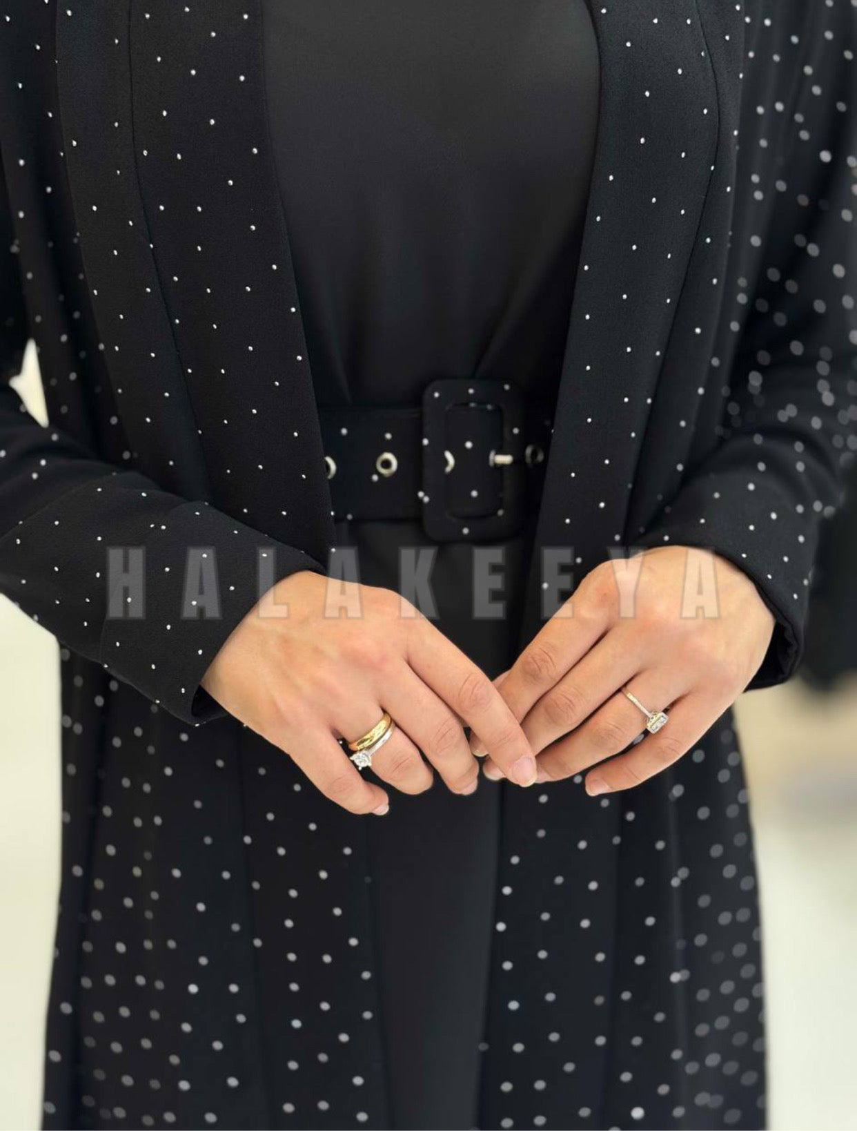 Formal Pant Set with Stud Details
