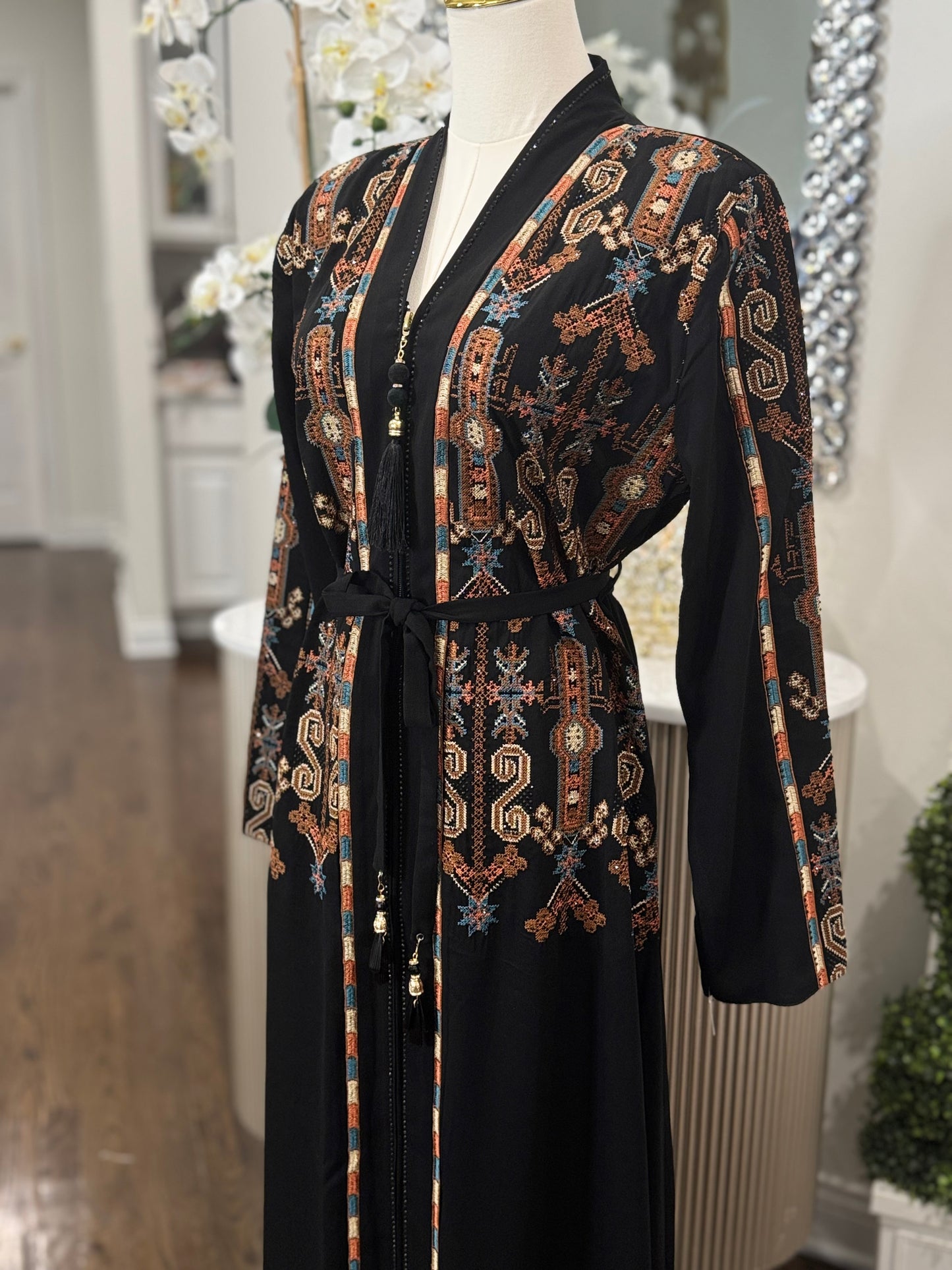 Palestinian Embroidered Thobe Tatreez