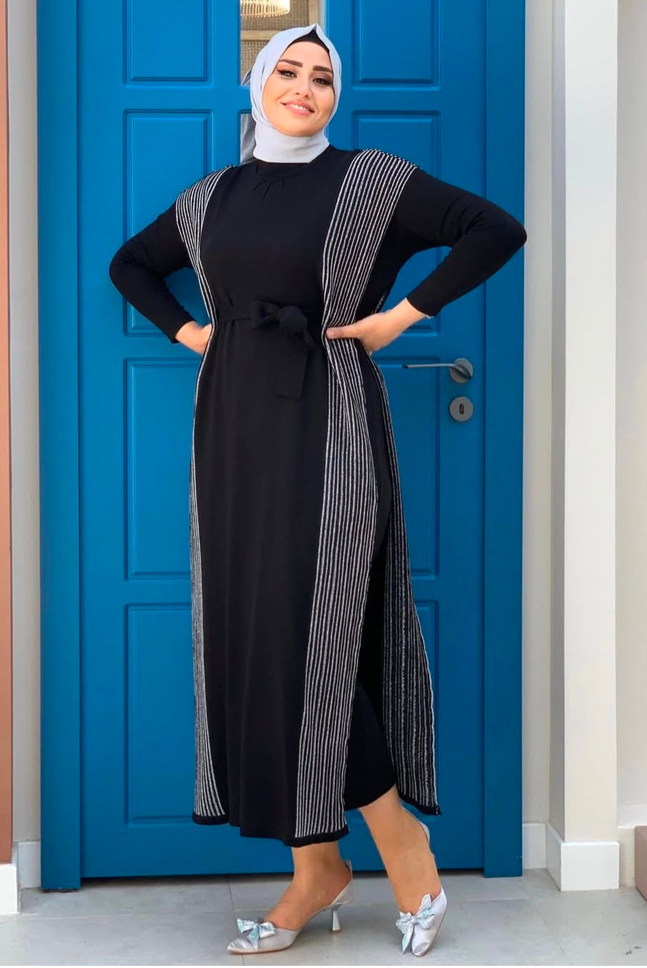 3 Pcs KNITWEAR BUTTERFLY DRESS