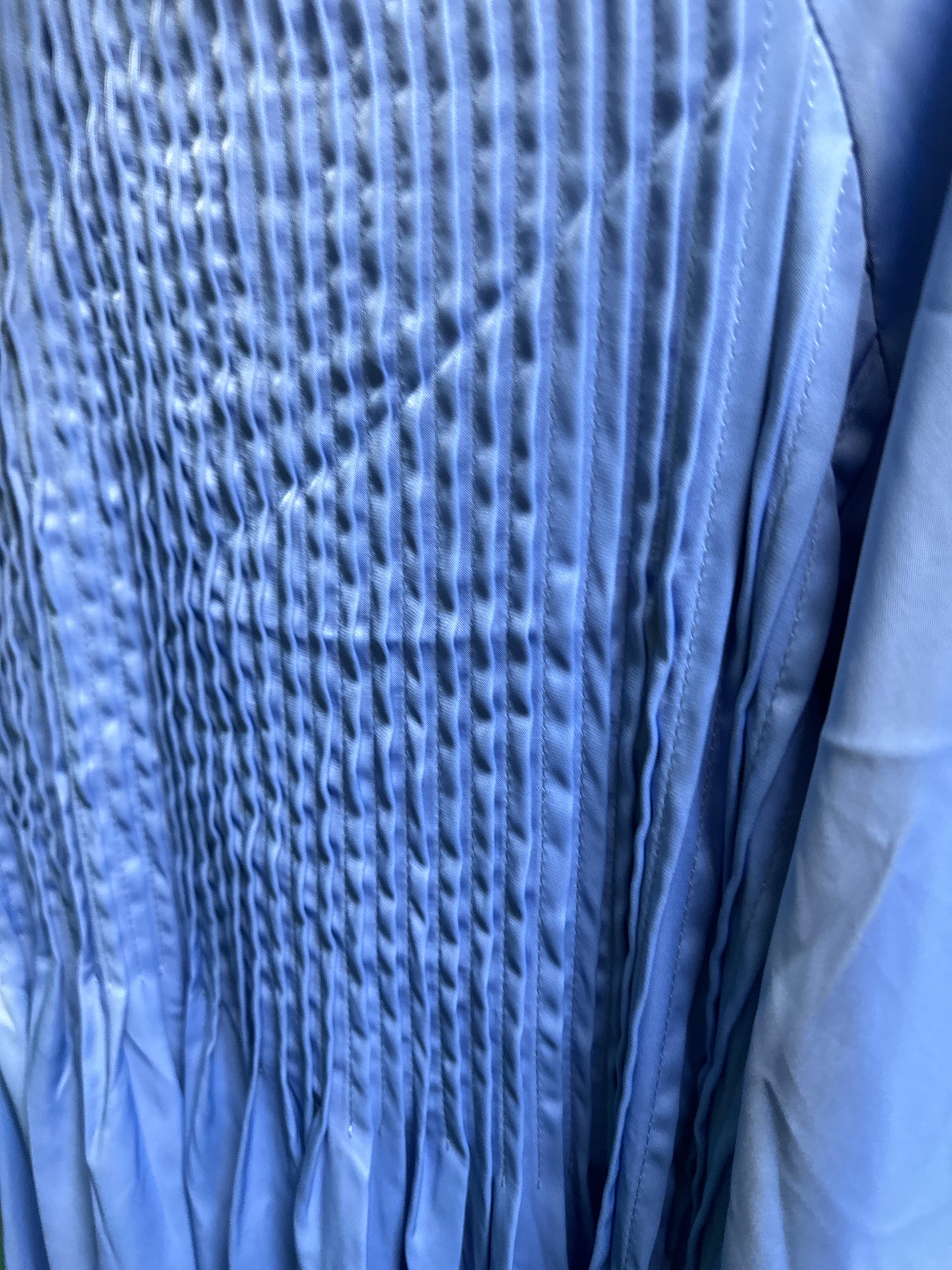 Long Sleeve Pleated Maxi Dress With Belt