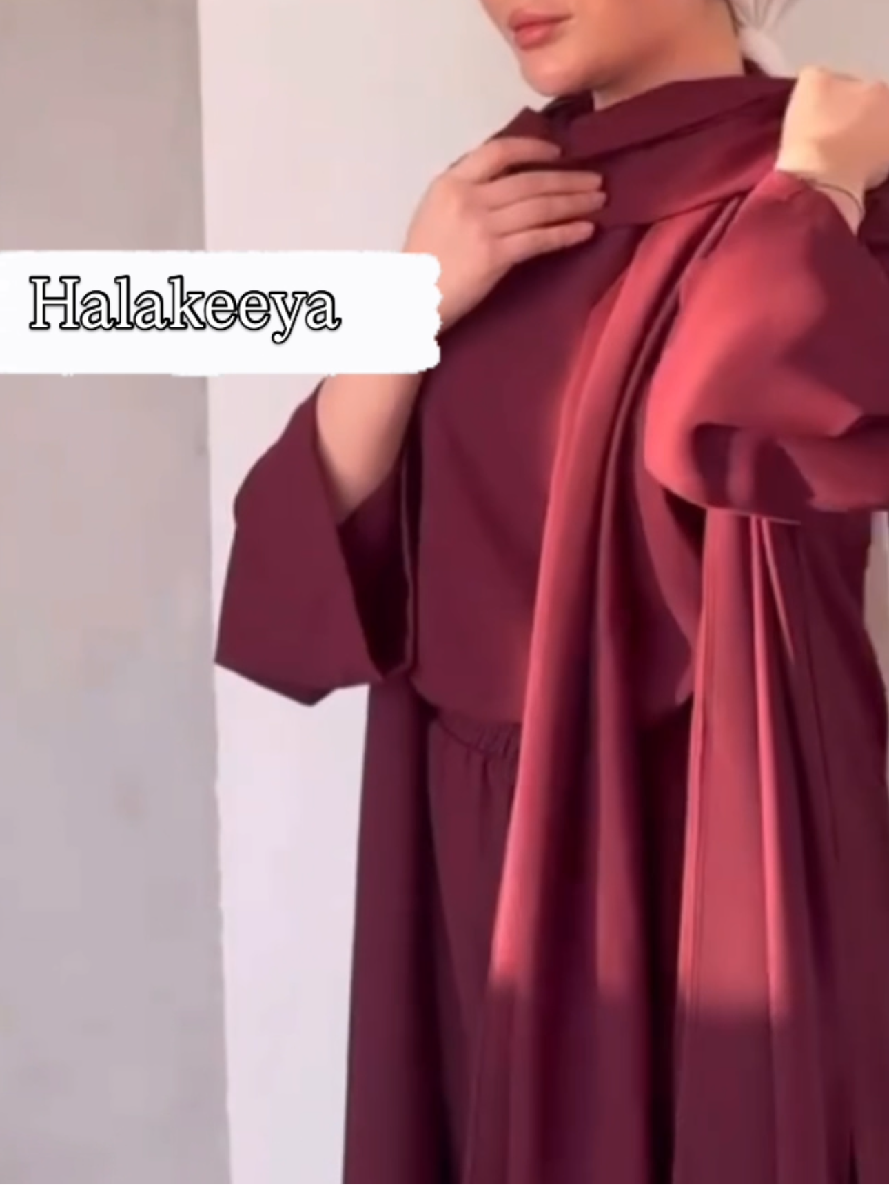 4 Pieces Formal Abaya Pant Set