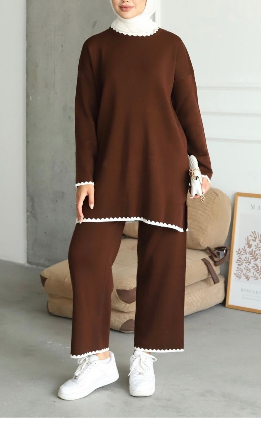 Co-Ord 2 Pcs Cozy knit Pants Set