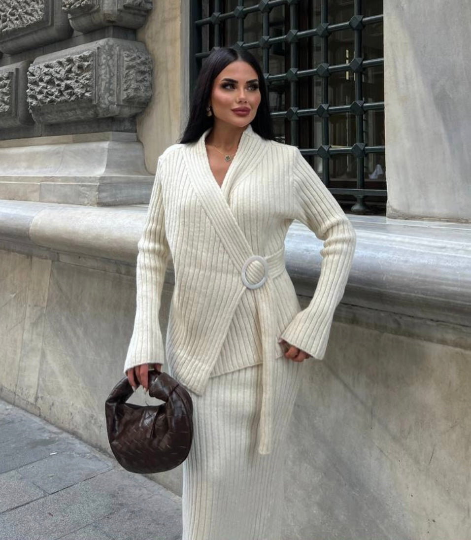 Knitwear Skirt Set