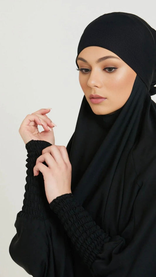 One Piece Fully Long Luxury Modest Prayer Salat Wear Dress Jilbab/ PRAYER ABAYA