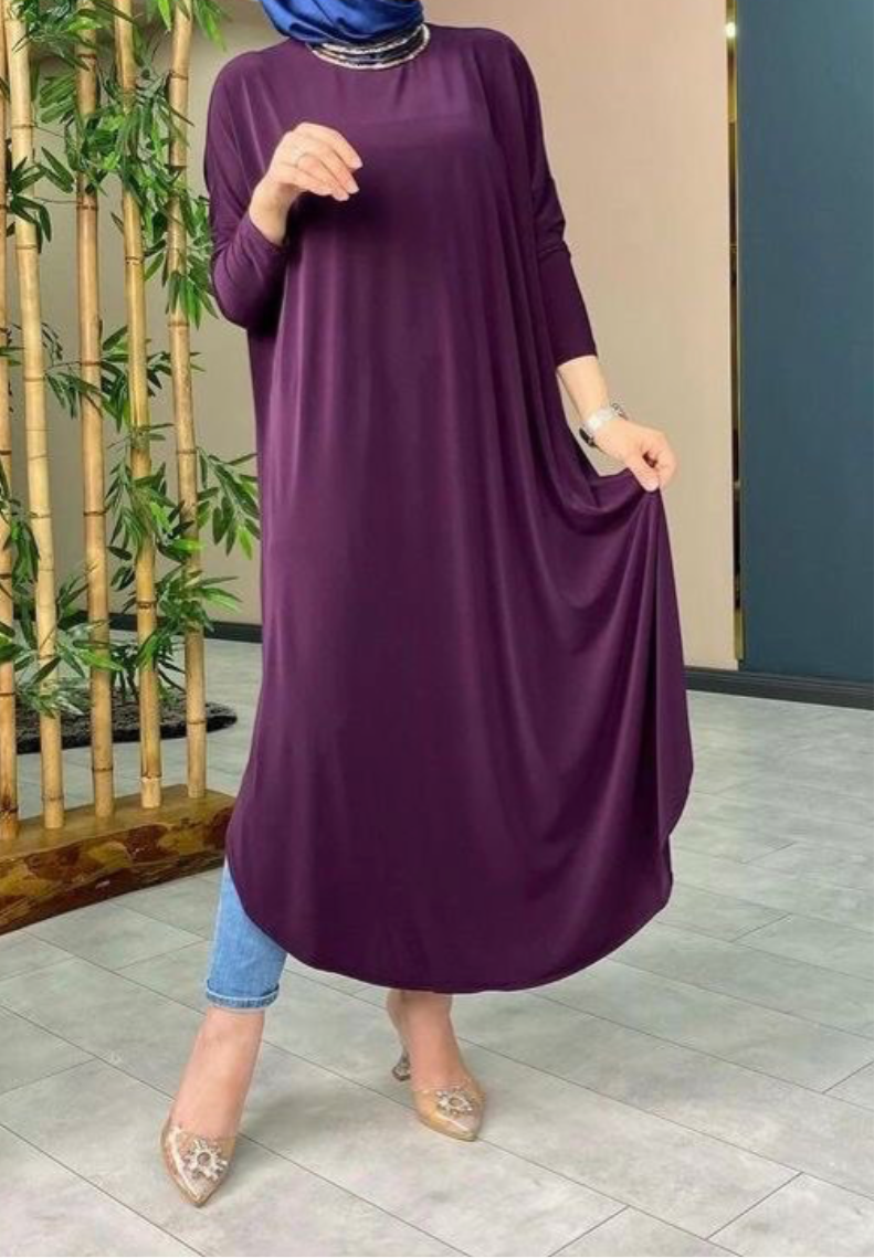 Long Sandy Tunic Casual Dress