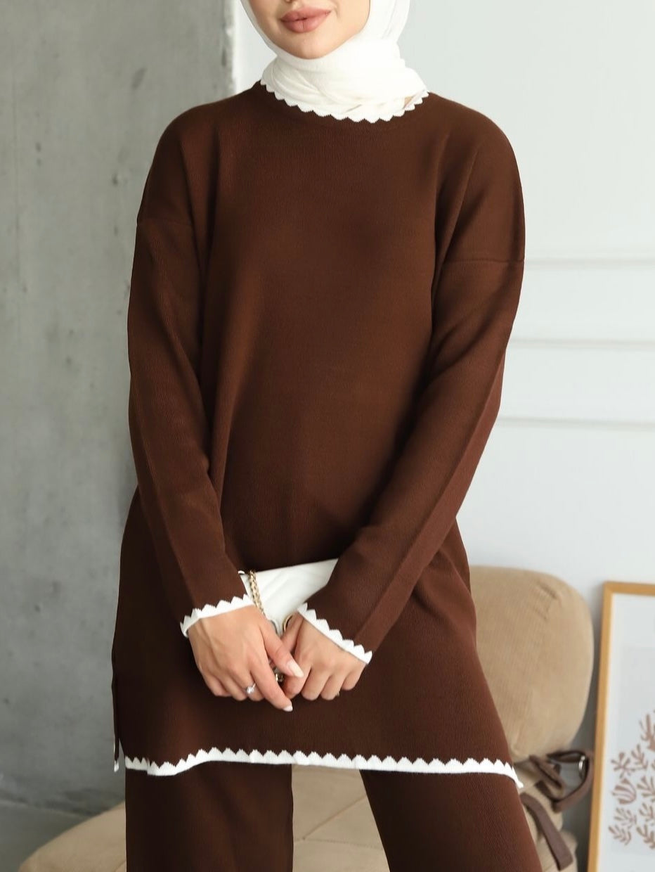 Co-Ord 2 Pcs Cozy knit Pants Set