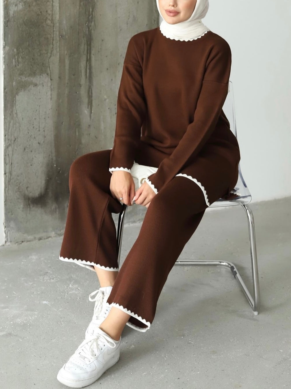 Co-Ord 2 Pcs Cozy knit Pants Set