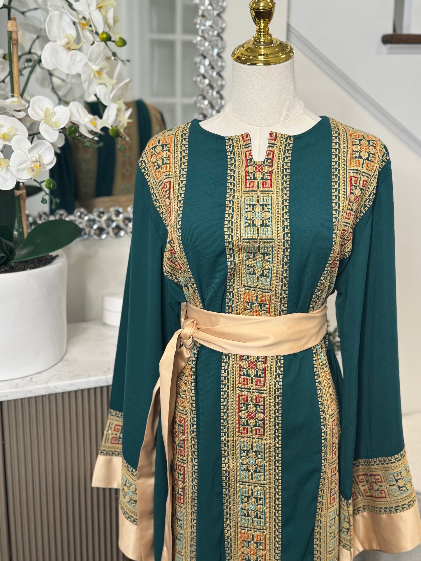 2 Pcs Embroidered Thobe