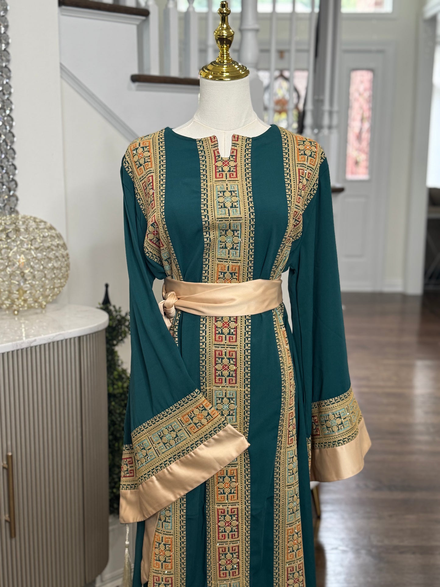 2 Pcs Embroidered Thobe