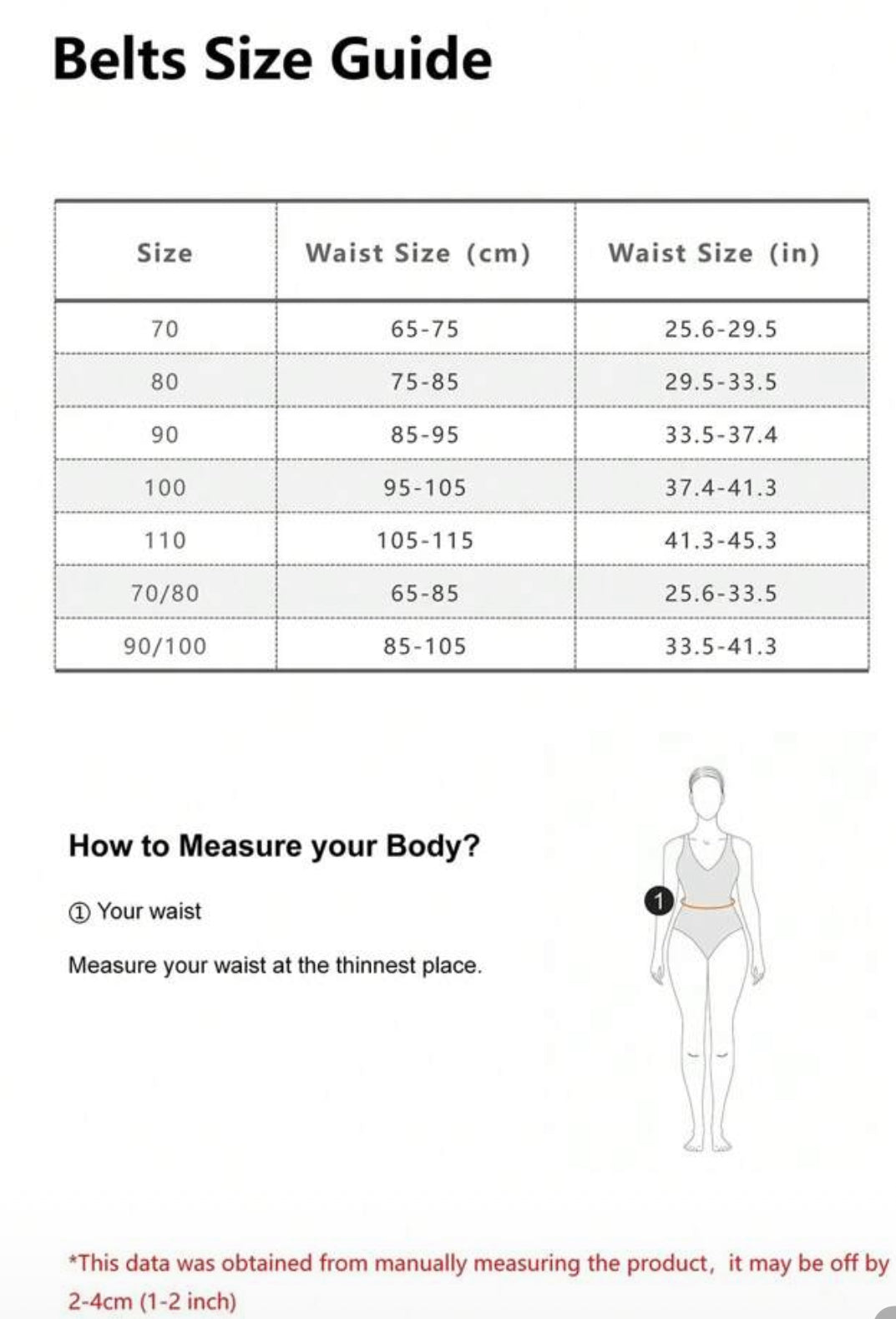 Metallic gold or Silver adjustable waist Belt