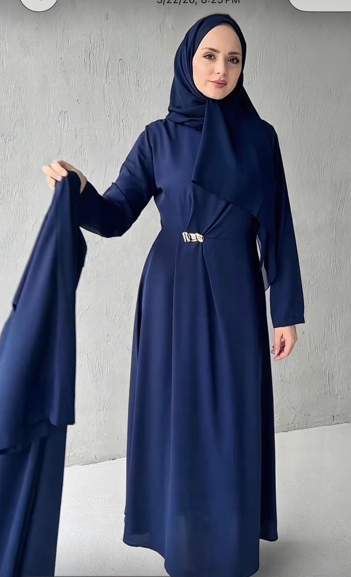 Soft Elegance Abaya Set