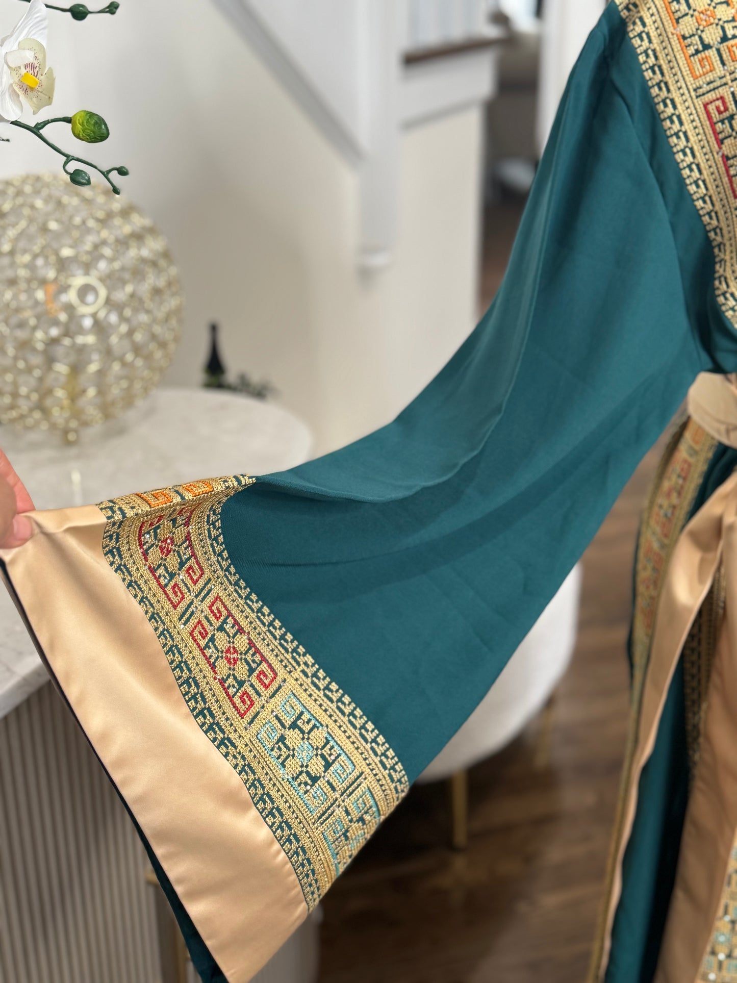 2 Pcs Embroidered Thobe