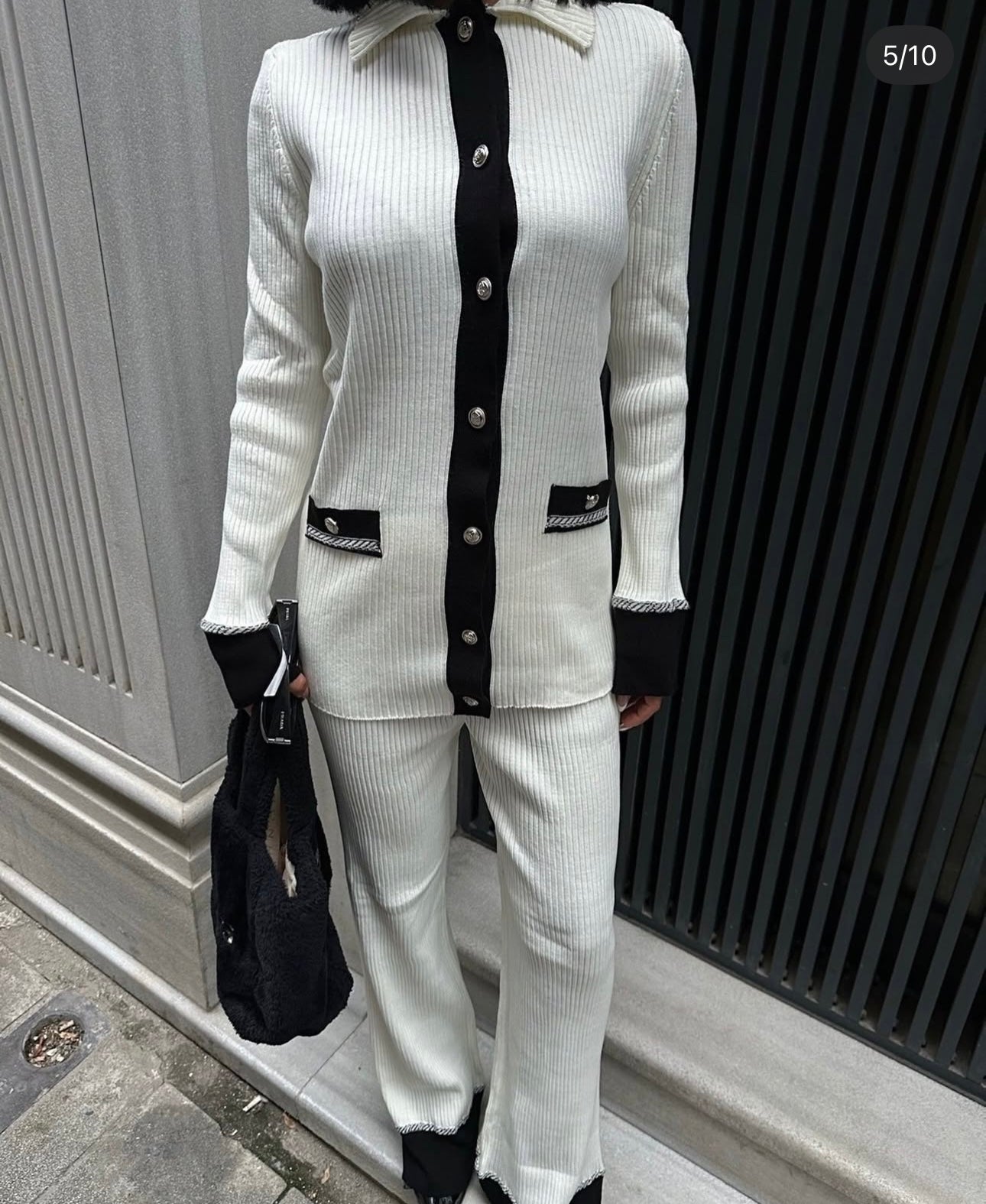 Classic Knit Co-Ord Pant Set
