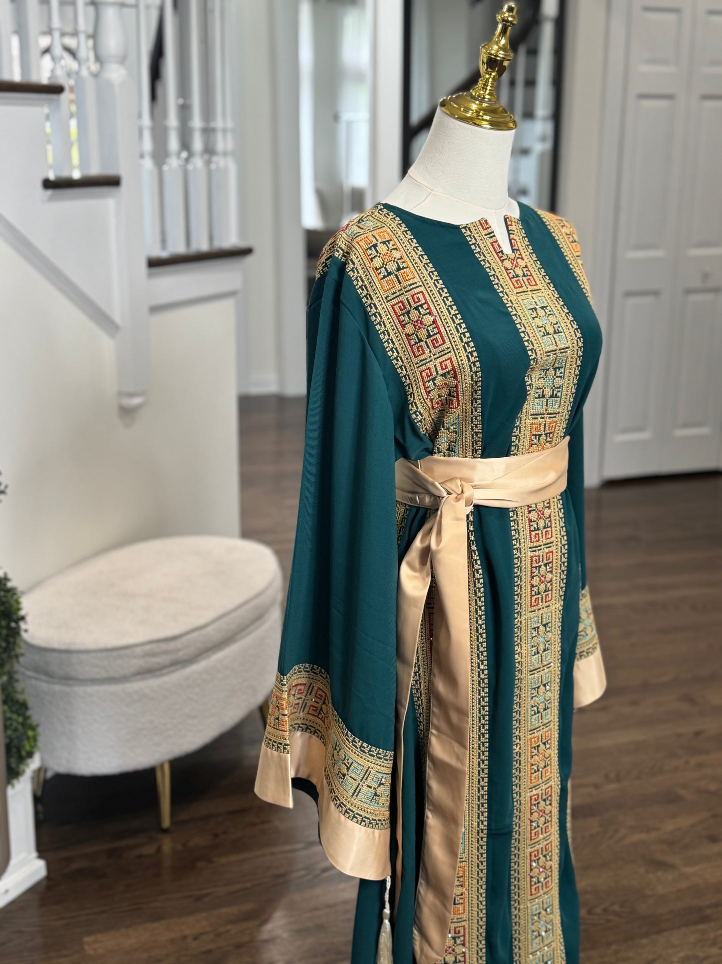 2 Pcs Embroidered Thobe