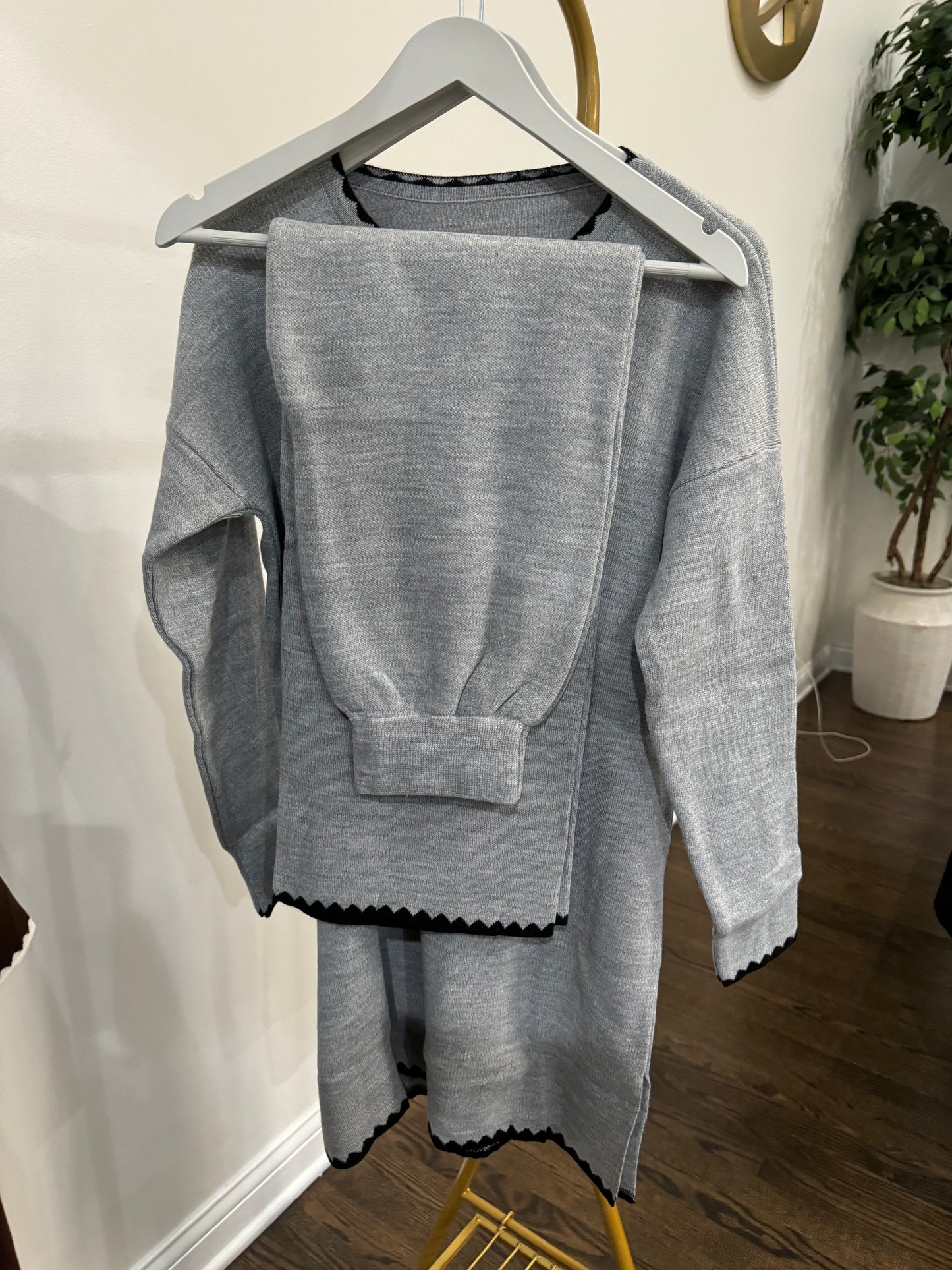 Co-Ord 2 Pcs Cozy knit Pants Set