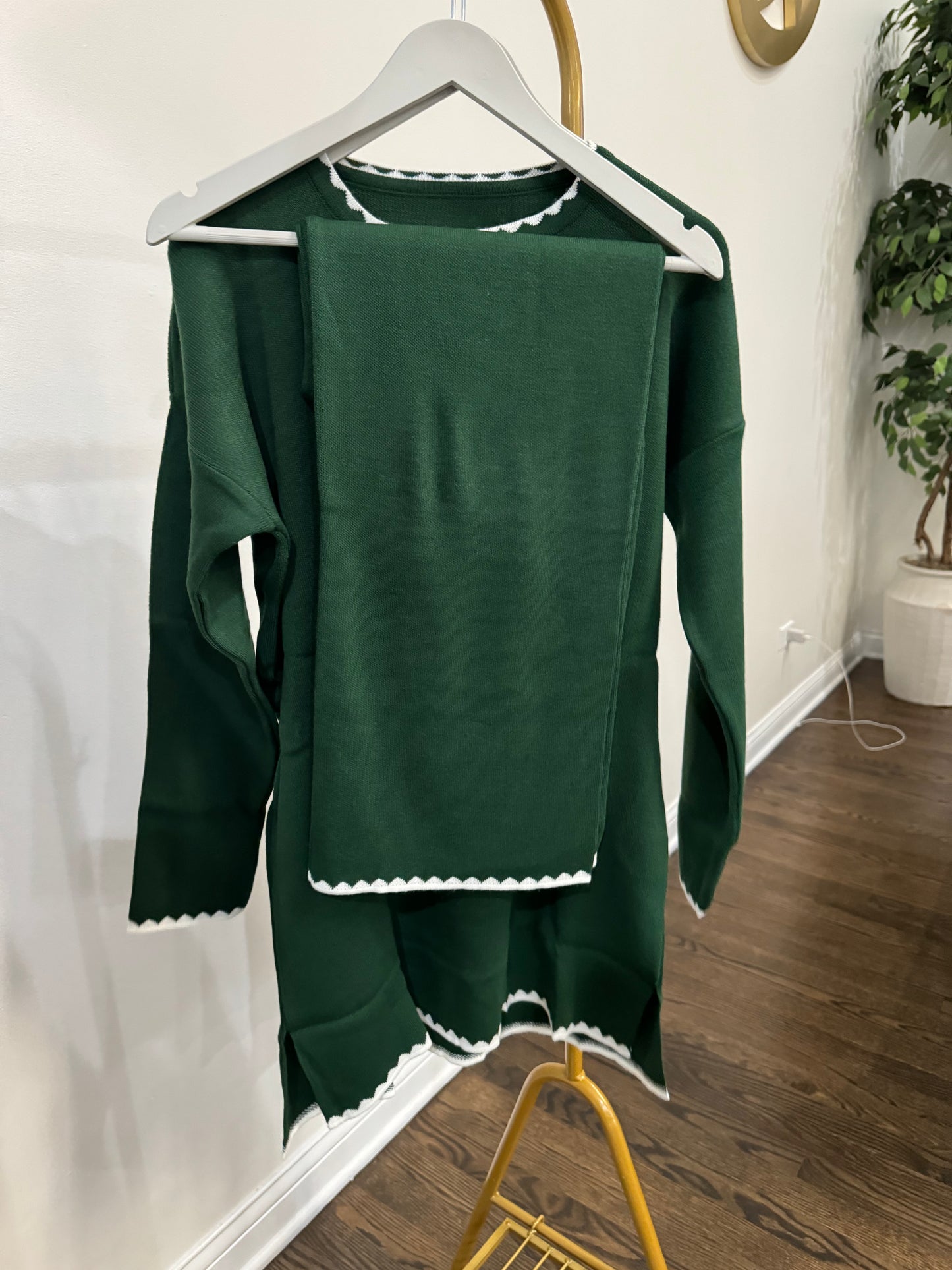Co-Ord 2 Pcs Cozy knit Pants Set