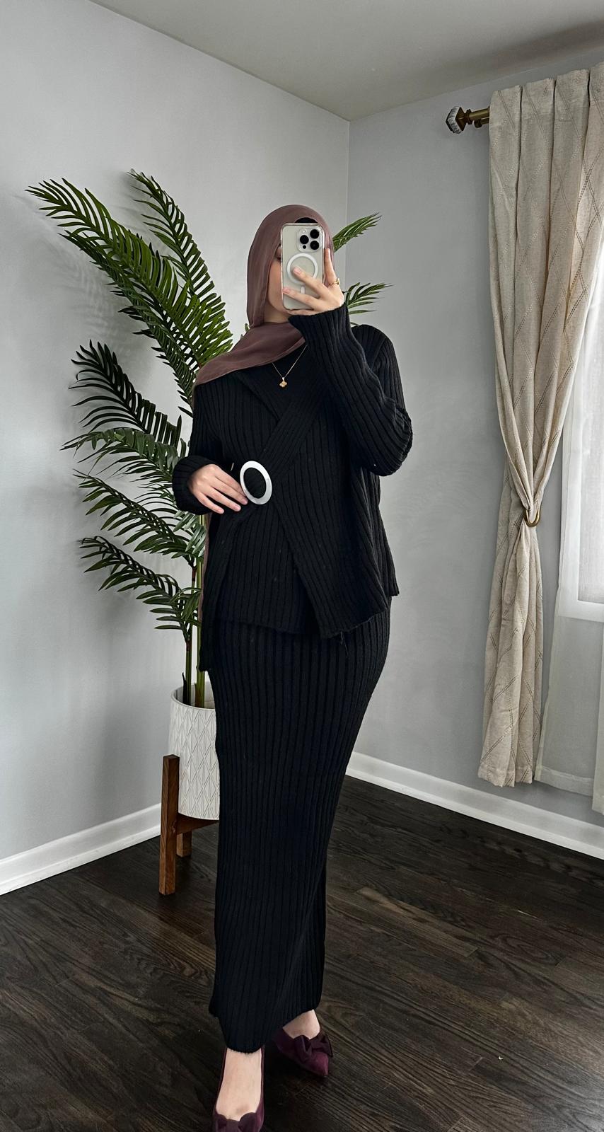 Knitwear Skirt Set