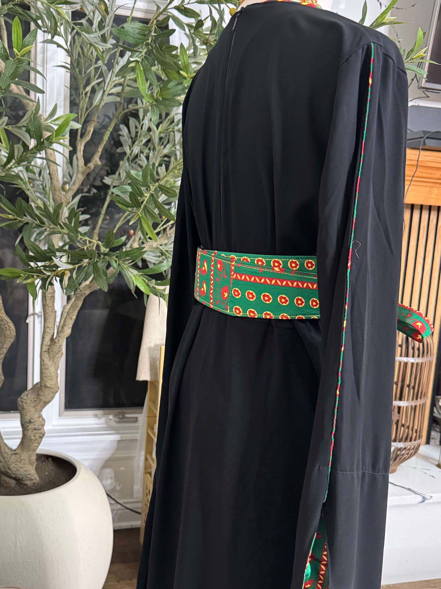 Palestinian traditional Asbah Dress Thobe