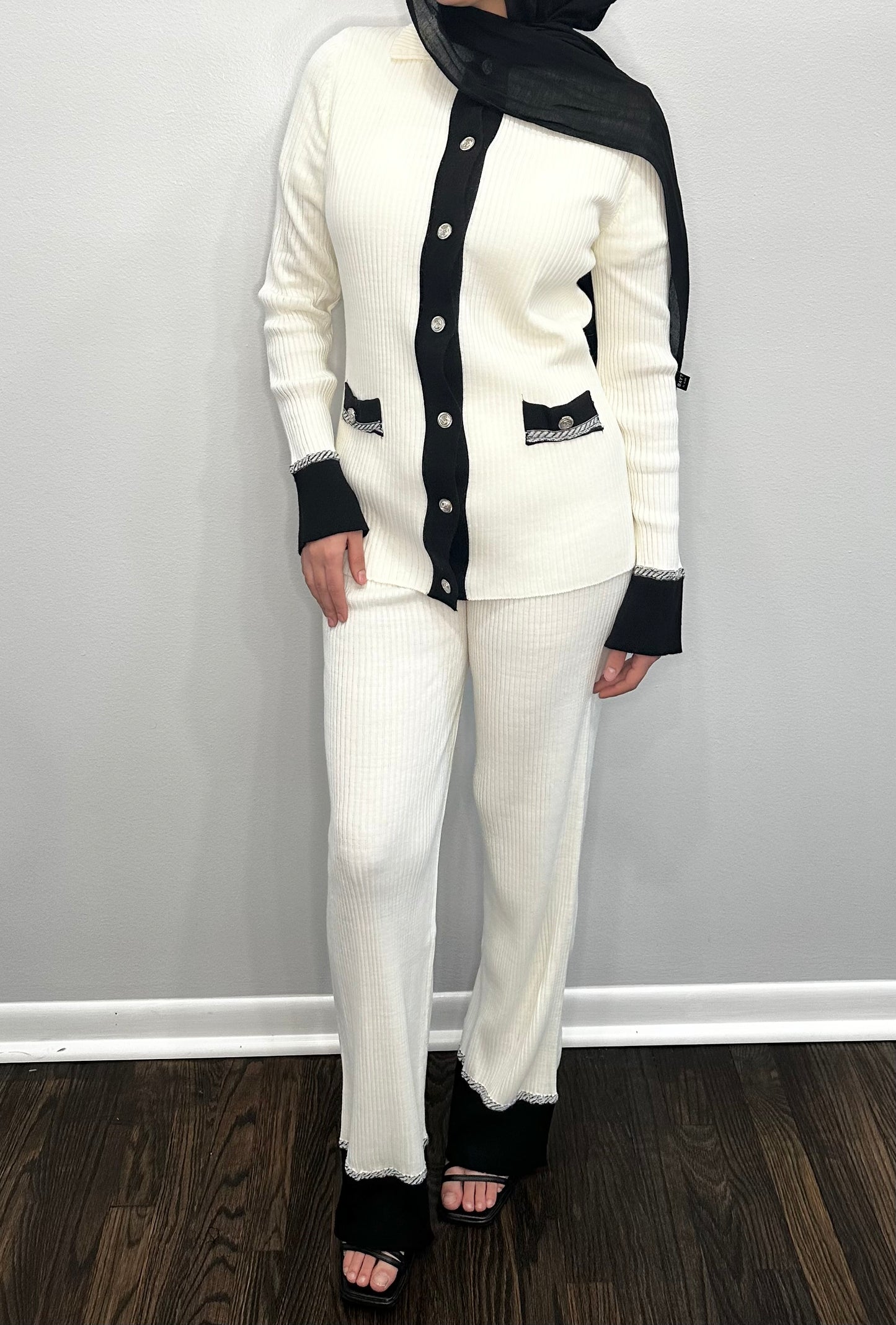 Classic Knit Co-Ord Pant Set