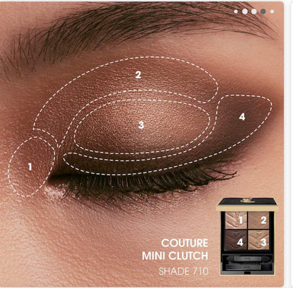 Yves Saint Laurent  Couture Mini Clutch Eyeshadow Palette over doré