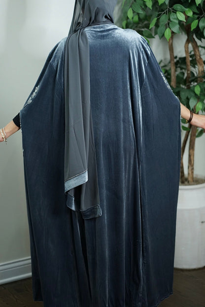 LUXURY VELVET EMBELLISHED CAPE