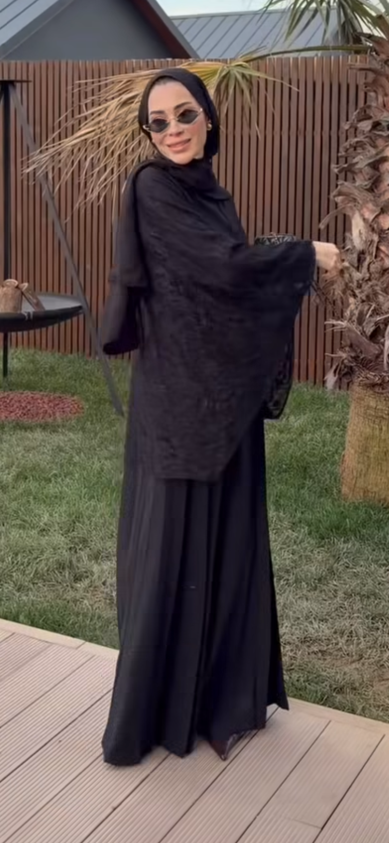 Elegant Lace Overlay Three-Piece Set