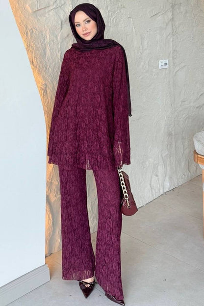 Soft Lace Pant Set