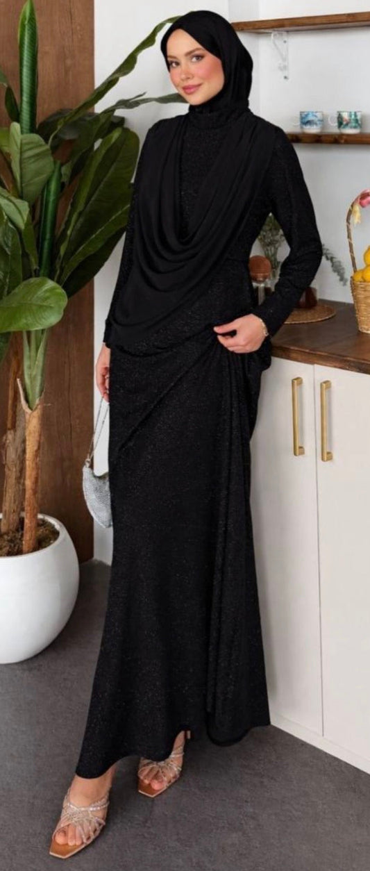 Midnight Sparkling Elegance Dress
