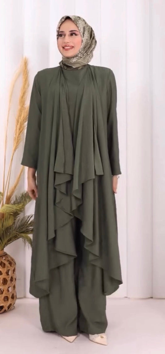 3 Pcs Modest pant set