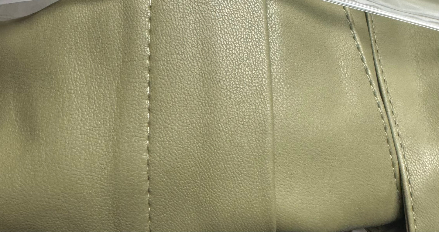 Faux Leather Long Skirt