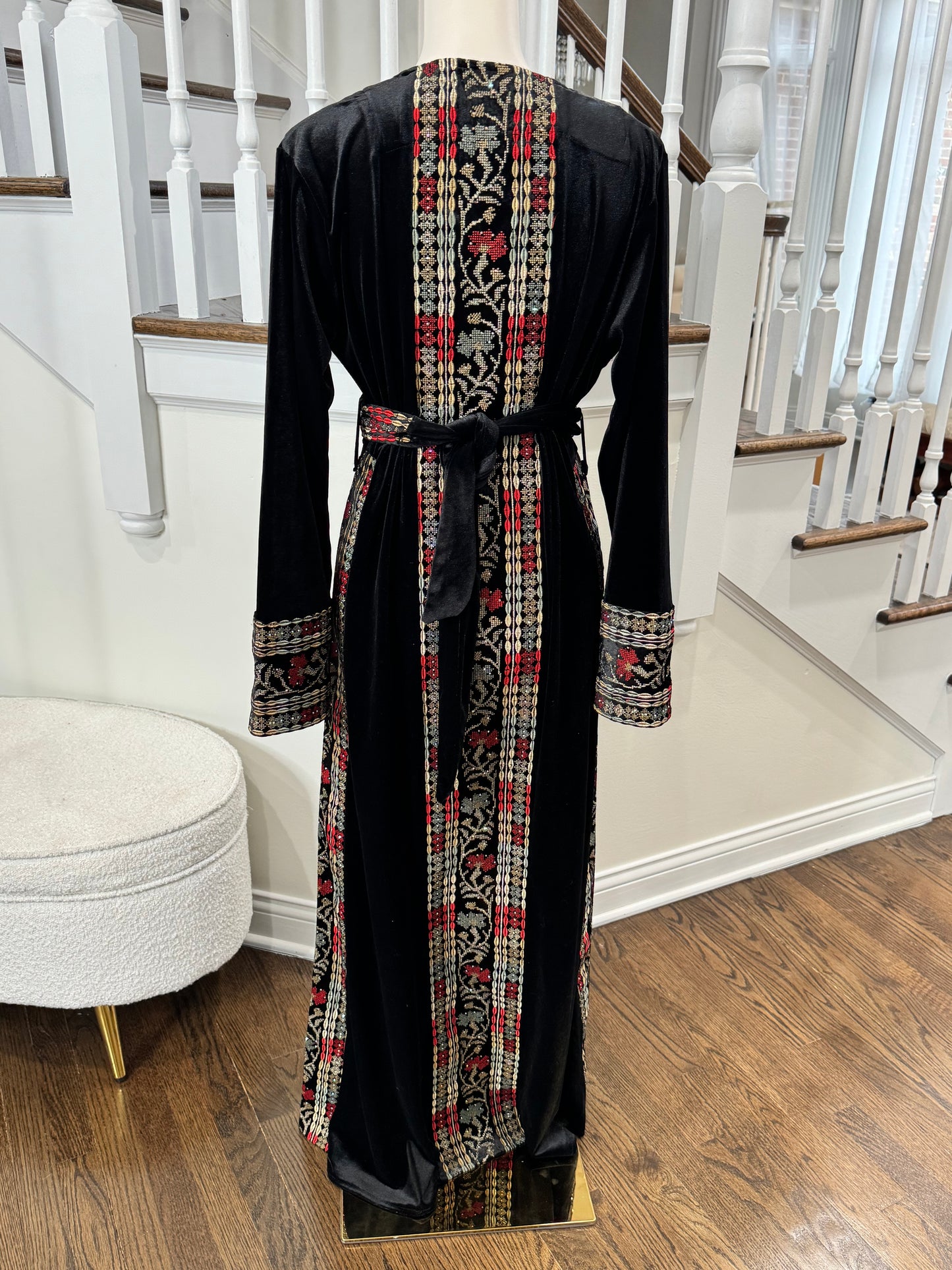 Velvet Palestinian Traditional Tatreez Thobe