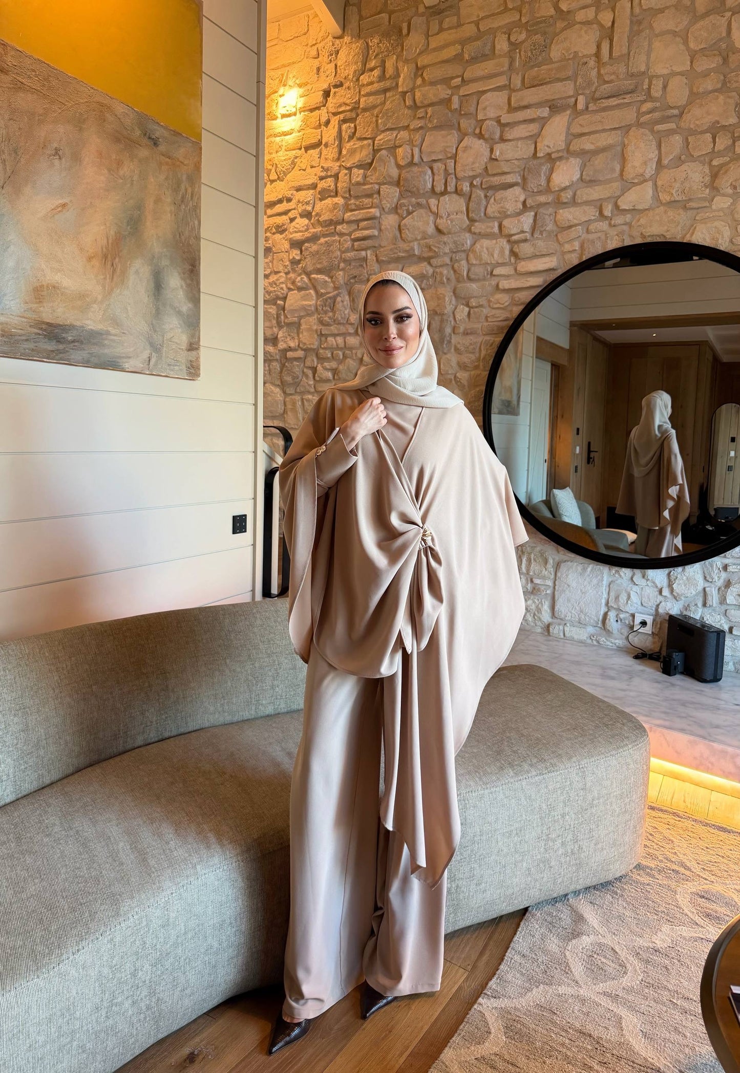 Luxury Cape Shirt & Pants Set