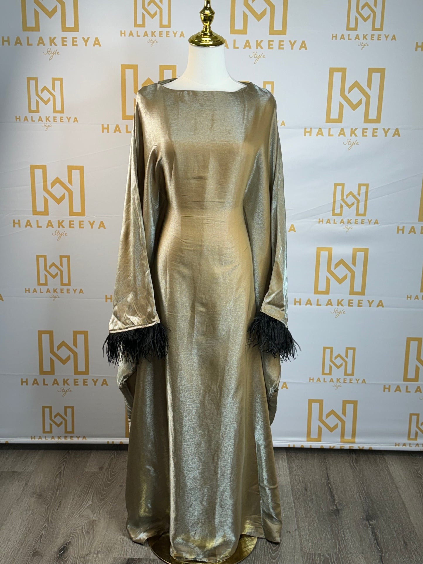 BUTTERFLY ABAYA - KHAKI
