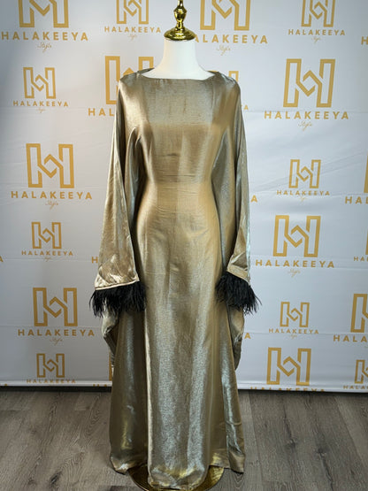 BUTTERFLY ABAYA - KHAKI