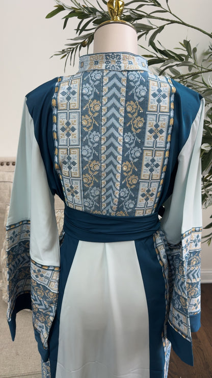 Palestinian Heritage Embroidered Tatreez Thobe