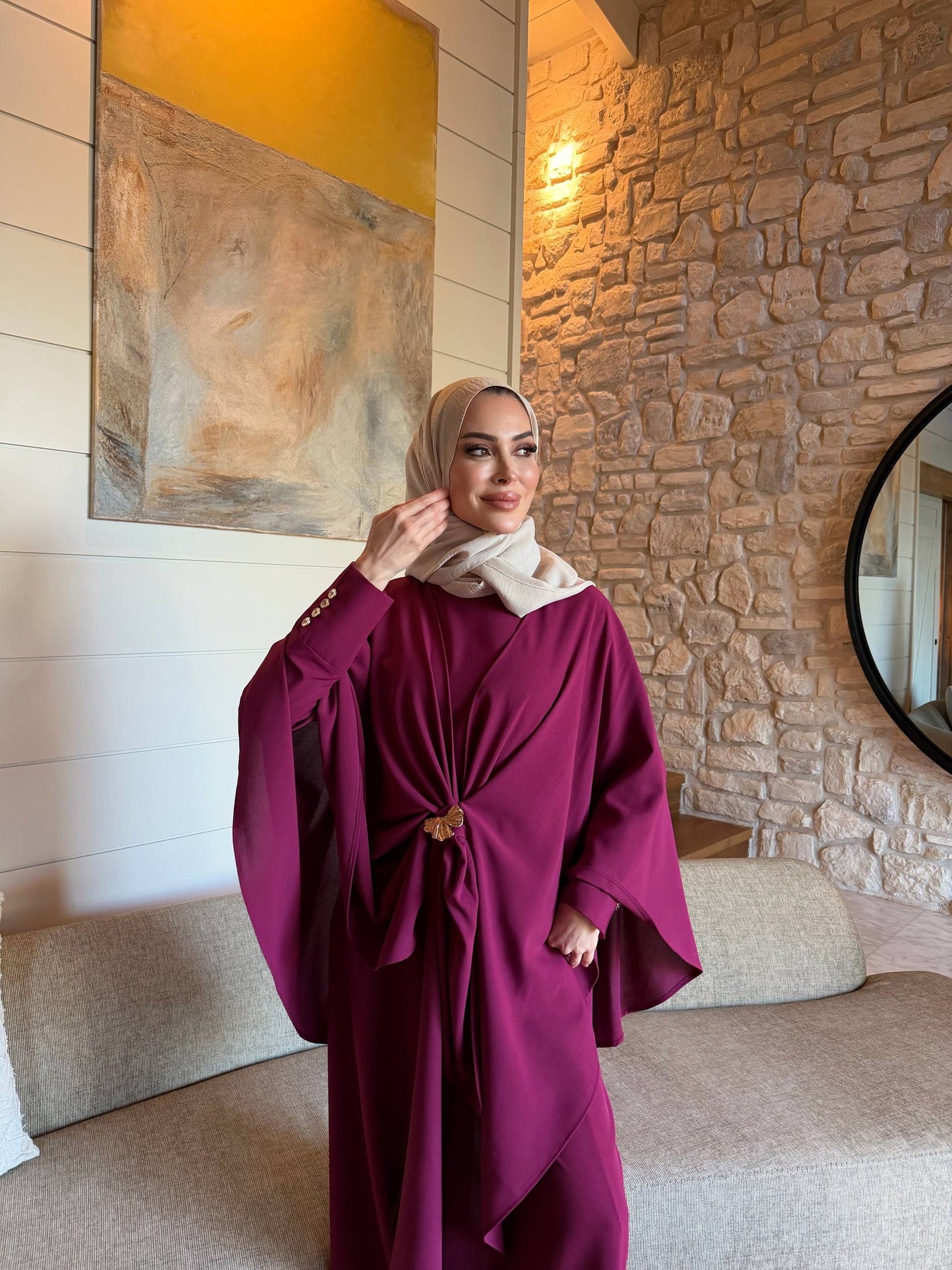 Luxury Cape Shirt & Pants Set