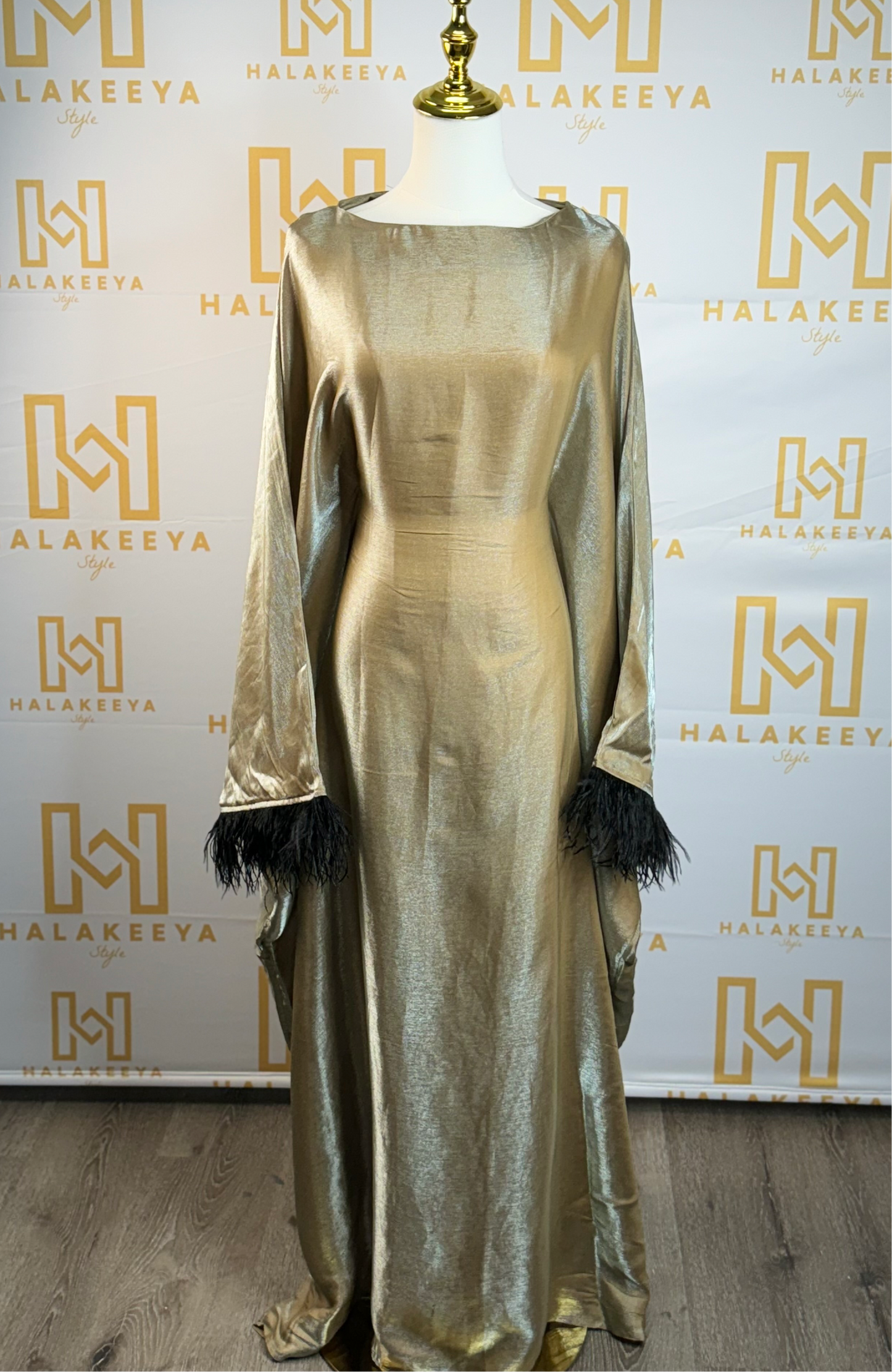 BUTTERFLY ABAYA - KHAKI