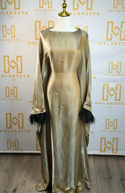 BUTTERFLY ABAYA - KHAKI