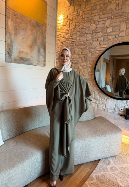 Luxury Cape Shirt & Pants Set