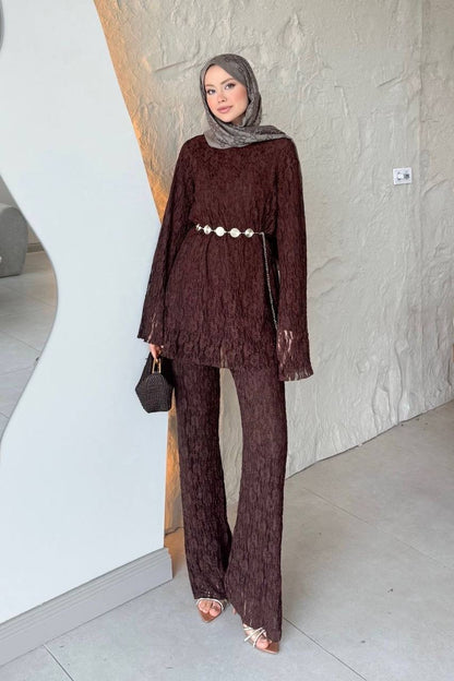Soft Lace Pant Set