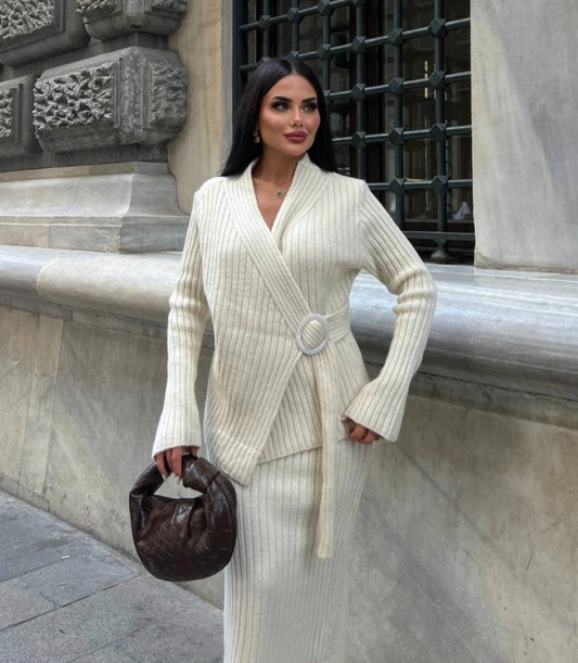 Knitwear Skirt Set