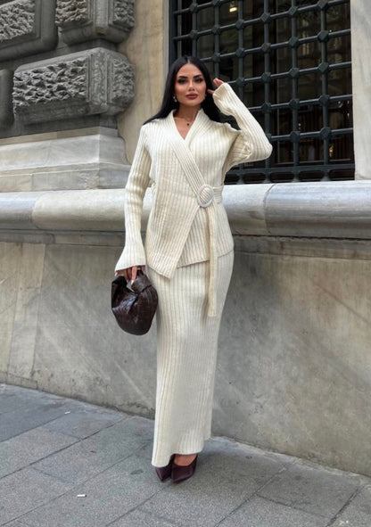 Knitwear Skirt Set