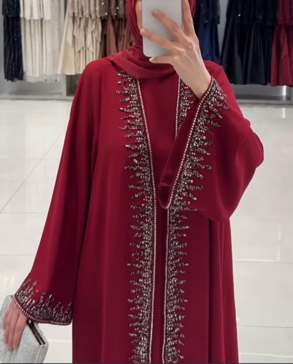 Embellished abaya set