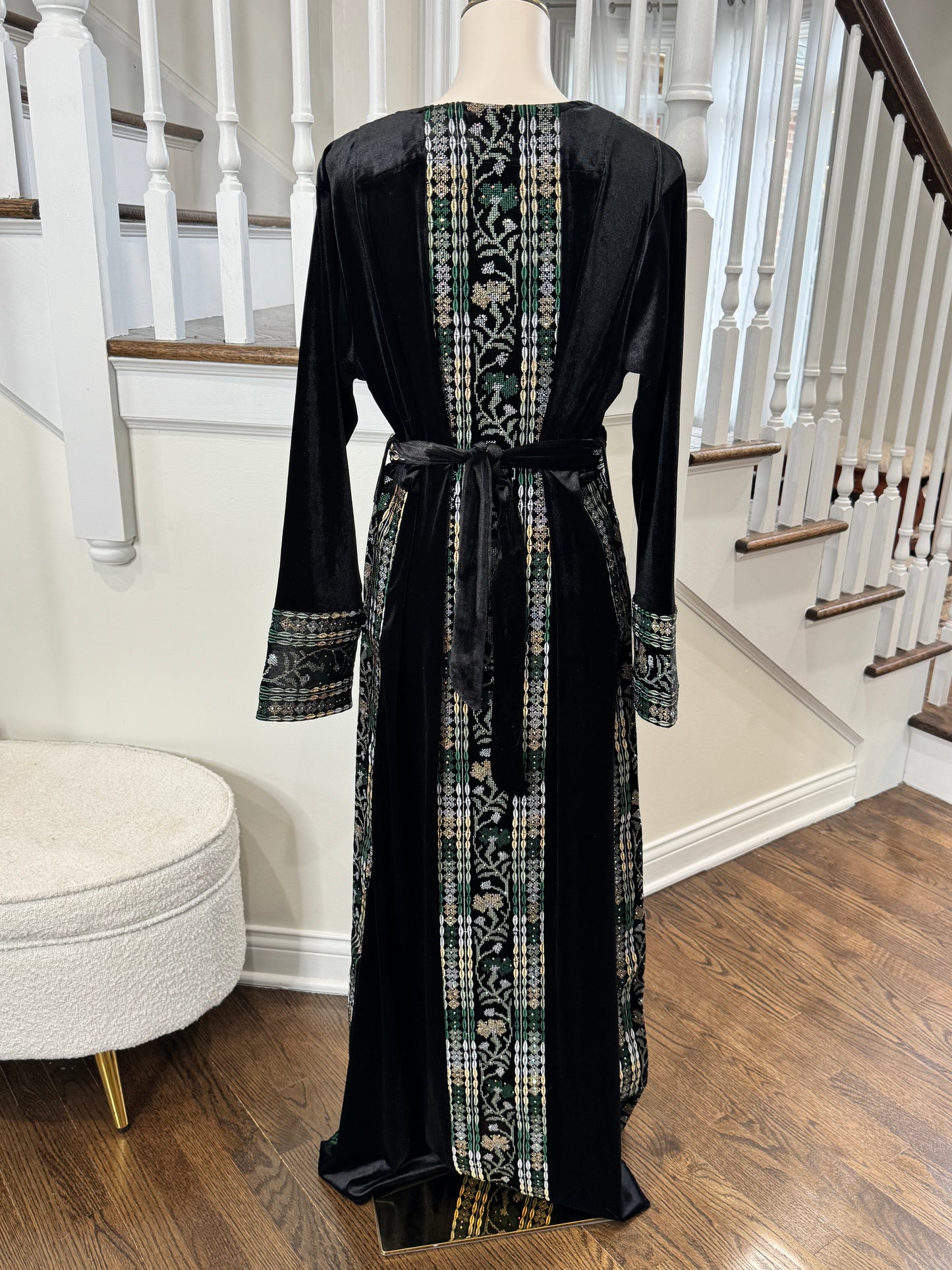 Velvet Palestinian Traditional Tatreez Thobe