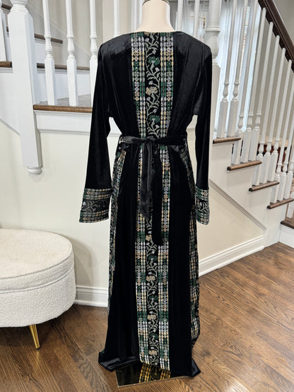 Velvet Palestinian Traditional Tatreez Thobe
