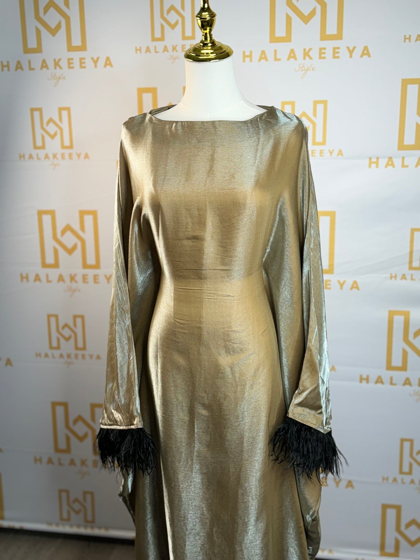 BUTTERFLY ABAYA - KHAKI