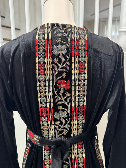 Velvet Palestinian Traditional Tatreez Thobe