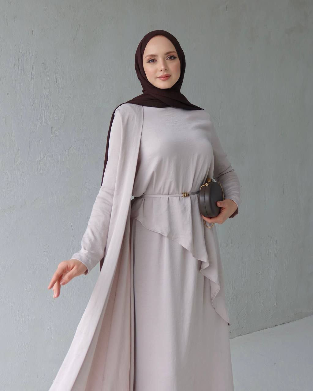 Elegant Draped Belted Maxi Dress