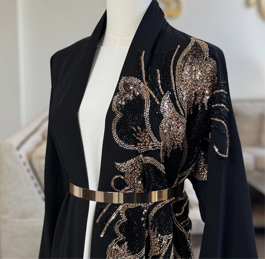 Metallic gold or Silver adjustable waist Belt